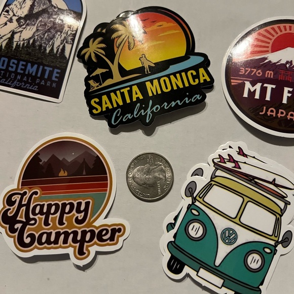 Yosemite Park Outdoor Adventure Journey Wander Traveler Explore Sticker - Picture 6 of 11